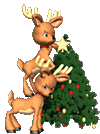 reindeer Christmas tree