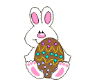 bunny with his Easter egg