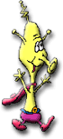 yellow and happy alien in cape