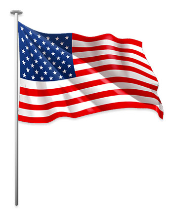 american flag animated clipart fun