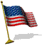 small American flag animation