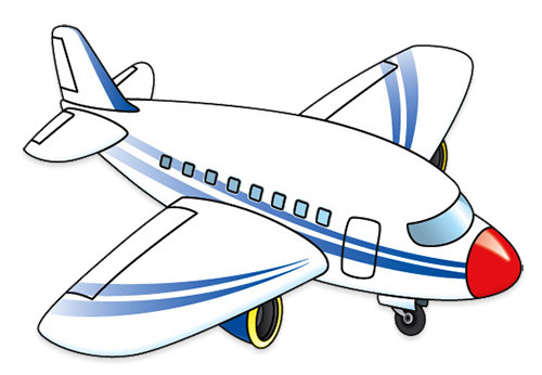 airplane animated clip art