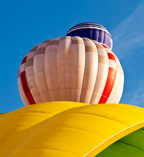 hot air balloons