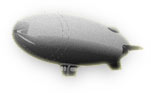 grey dirigible