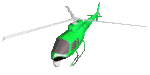 animated green helicopter