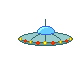 flying saucer animated