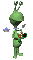 green alien