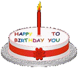 Happy Birthday To You cake animation