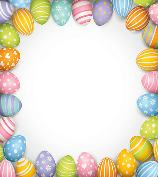 Easter egg frame