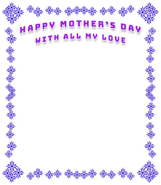 Free Mother s Day Border Graphics Clipart Frames