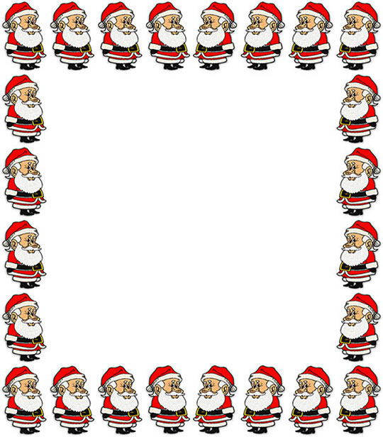 Santa frame