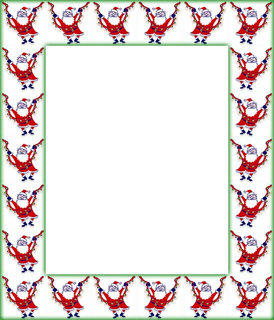 Santa frame