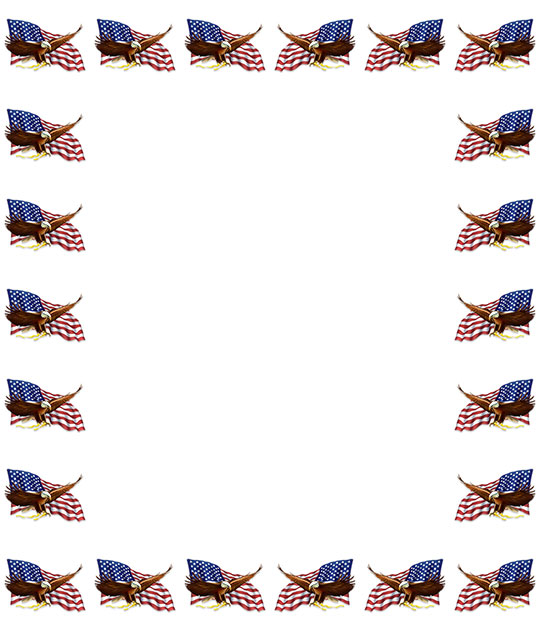 American Flag eagle