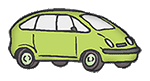 animated minivan.