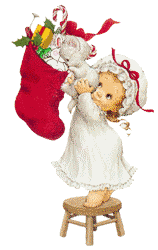 Christmas stocking girl