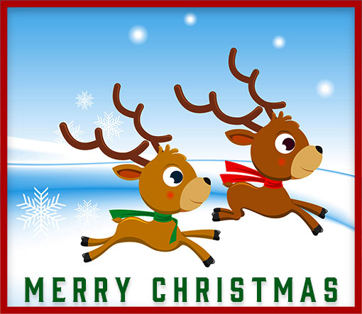Merry Christmas reindeer
