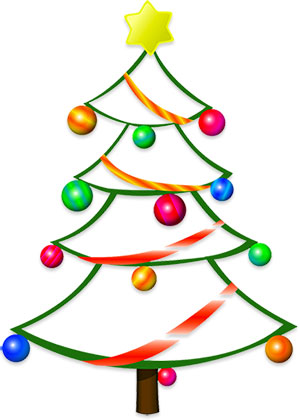 animated christmas decorations clipart