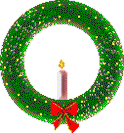 Christmas wreath animated