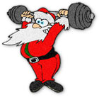 Santa working out
