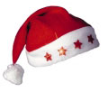 a Santa cap