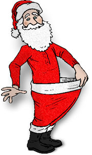 a skinny Santa