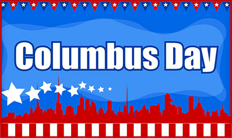 Columbus Day banner