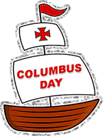 Columbus Day ship animation
