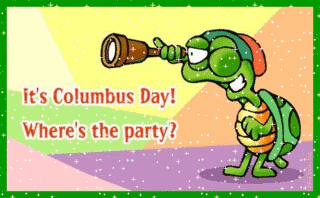 It's Columbus Day animation
