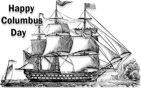 Happy Columbus Day ship