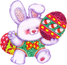 Easter bunny glitter