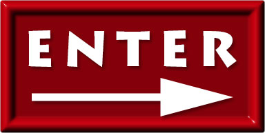 enter sign white on red with arrow