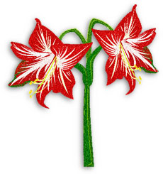 amarilis amaryllis Belladonna Lily clipart