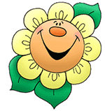 smiling flower animated