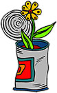 flower in a can