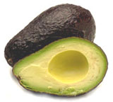 avocado sliced green