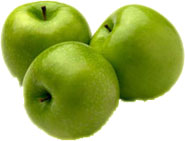 green apples