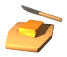 slicing cheese animated