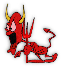 devil with pitchfork