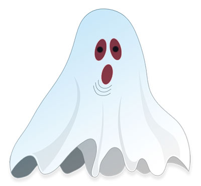 floating ghost