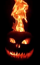 jack-o-lantern fire