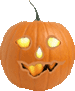 animated pumpkin with fire