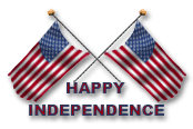 Happy Independence Day Clipart - white bg