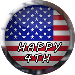 happy 4th button