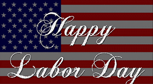 Happy Labor Day flag