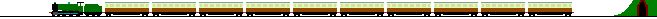 train horizontal line