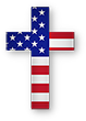 American Flag Cross