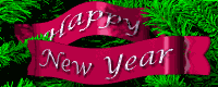 new year ribbon animation