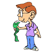 boy with frog