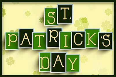 St. Patrick's Day sign