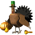 Animated turkey
